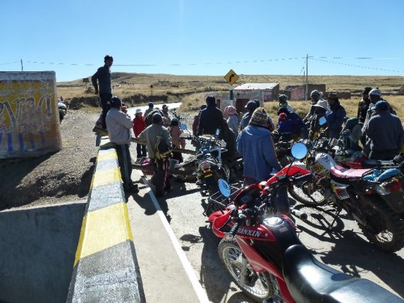 Blockade in Peru