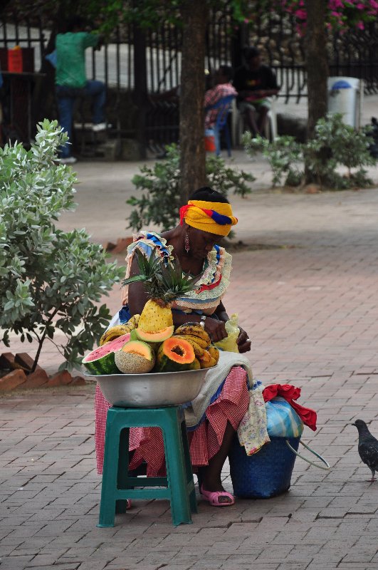 Obstverkäuferin Cartagena