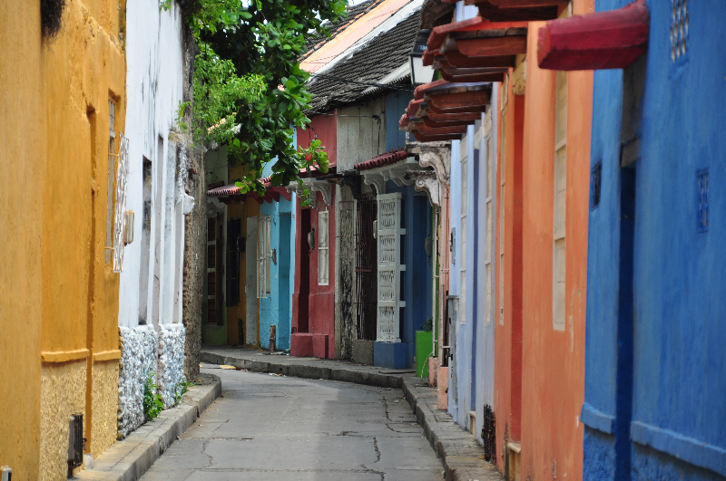 Gasse in Getsemani Cartagena