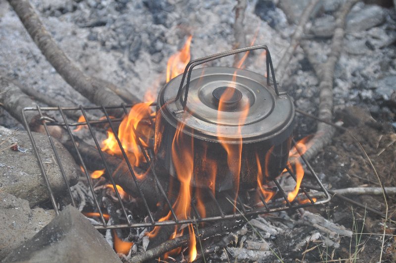 Kochen im Feuer