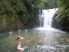 Wasserfall zum Baden