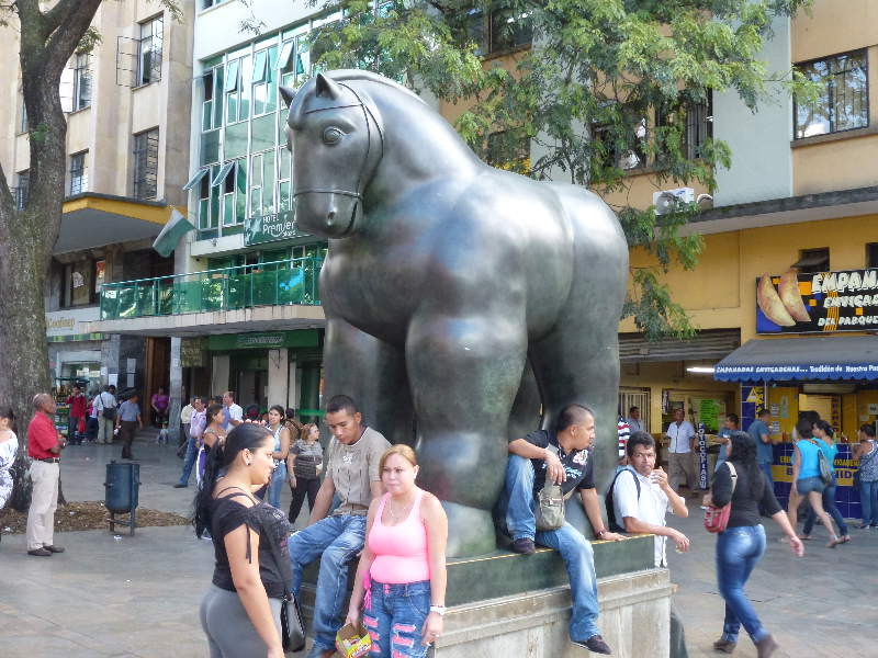 Statue in Medellin