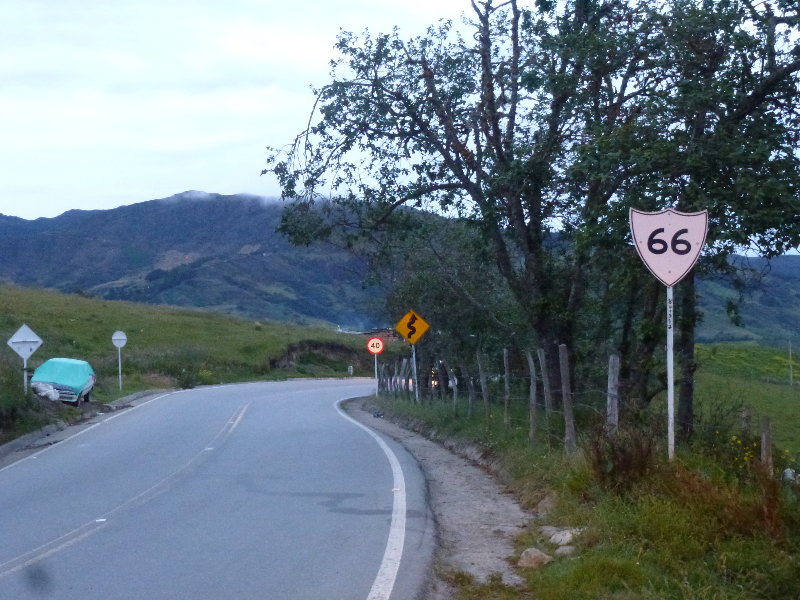 Route 66 in Kolumbien
