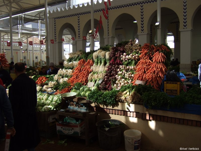 Gemüsemarkt in Tunis