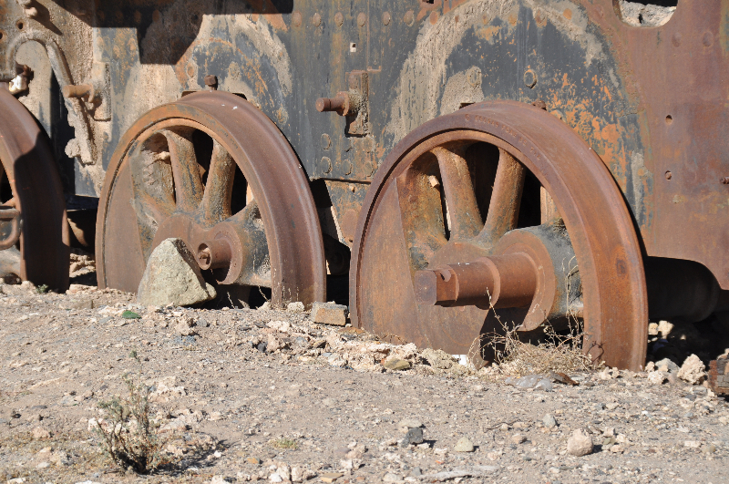 Eisenbahnfriedhof in Uyuni