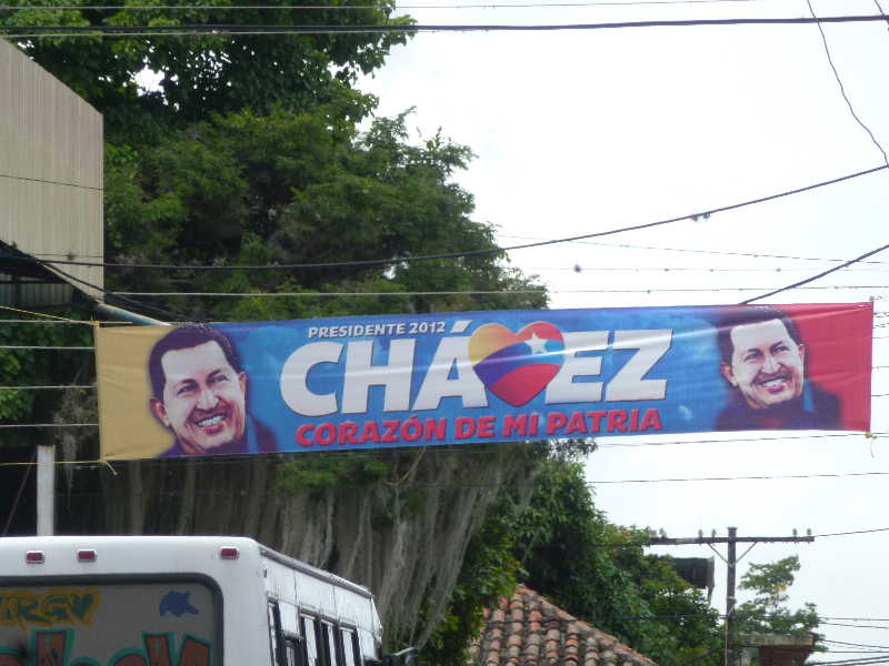 Wahlwerbung Chavez Venezuela